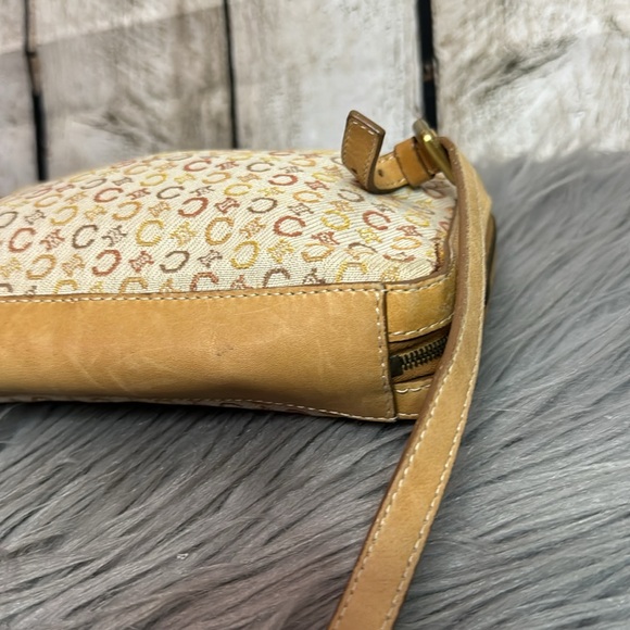 CELINE - Macadam Canvas Crossbody Bag - Picture 5 of 11